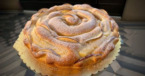 Итальянский пирог с яблоком