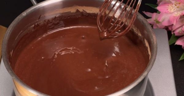 Шоколадный десерт без духовки
